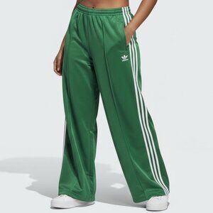 NWT adidas Originals Womens 2XL Firebird Trefoil Pants Baggy Dazzle Swishy Shiny